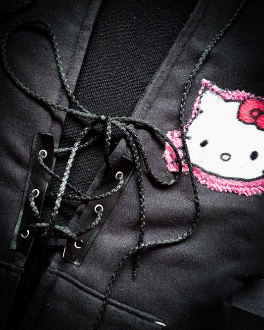 chaleco kitty con peludito