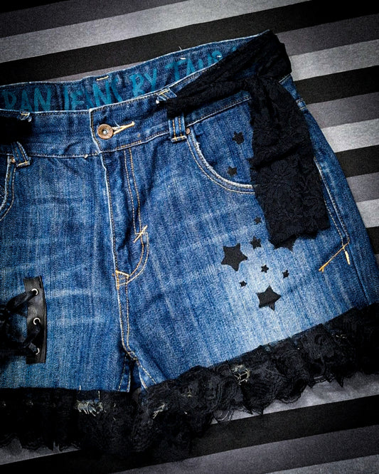 short puntilla y estrellas