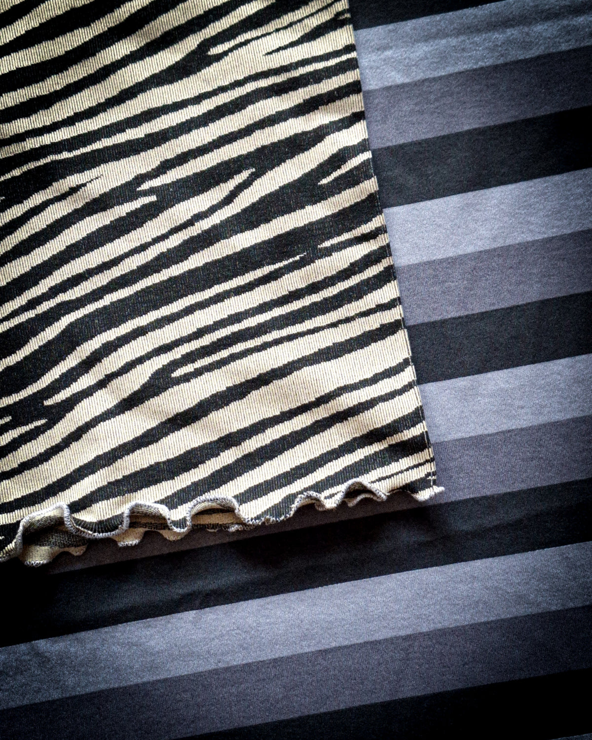 tube top zebra print