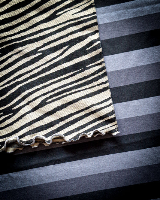 tube top zebra print