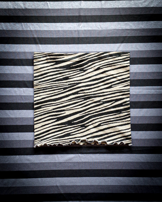 tube top zebra print