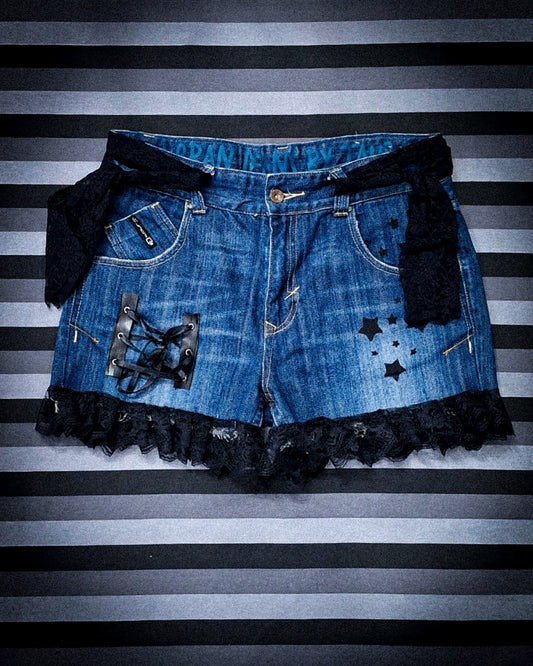 short puntilla y estrellas