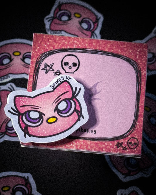 block de notas calavera